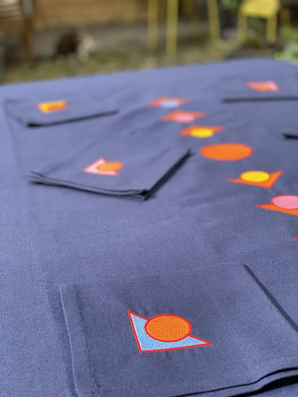 Nappe et 6 serviettes de table THÉORÈME